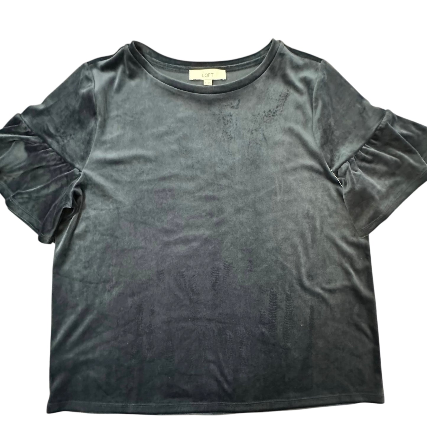 LOFT NAVY  VELOUR BLOUSE 58 XL