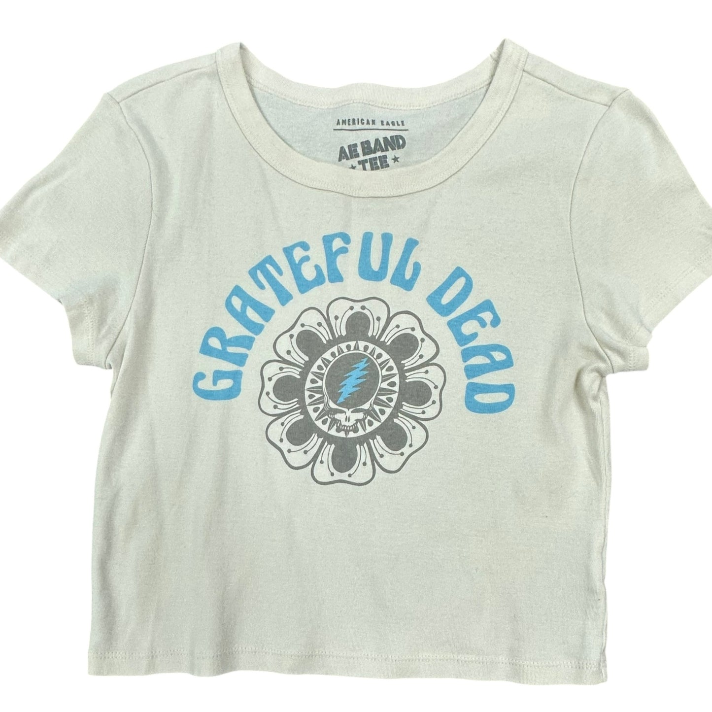 AMERICAN EAGLE BAND TEE WHITE GRATEFUL DEAD 100 LARGE