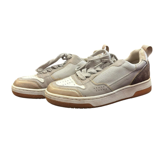 SHU SHOP ROMI TAUPE SUEDE SNEAKERS 122 SZ 6.5