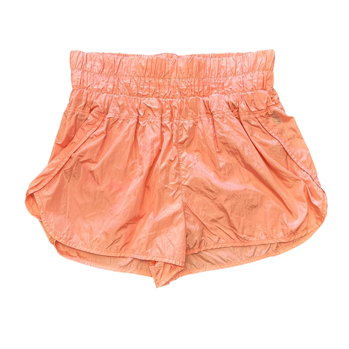 FREE PEOPLE MOVEMENT PEACH ATHLETIC SHORTS LINER 100 XL