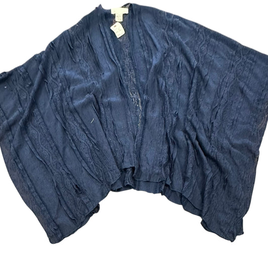 FRANCESCAS NAVY KIMONO SHAWL 82 ONE SIZE