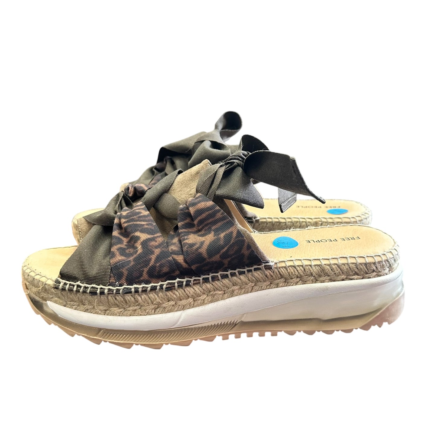 FREE PEOPLE CHAMPION SPORT SANDALS ESPADRILLE PLATFORM SZ 10