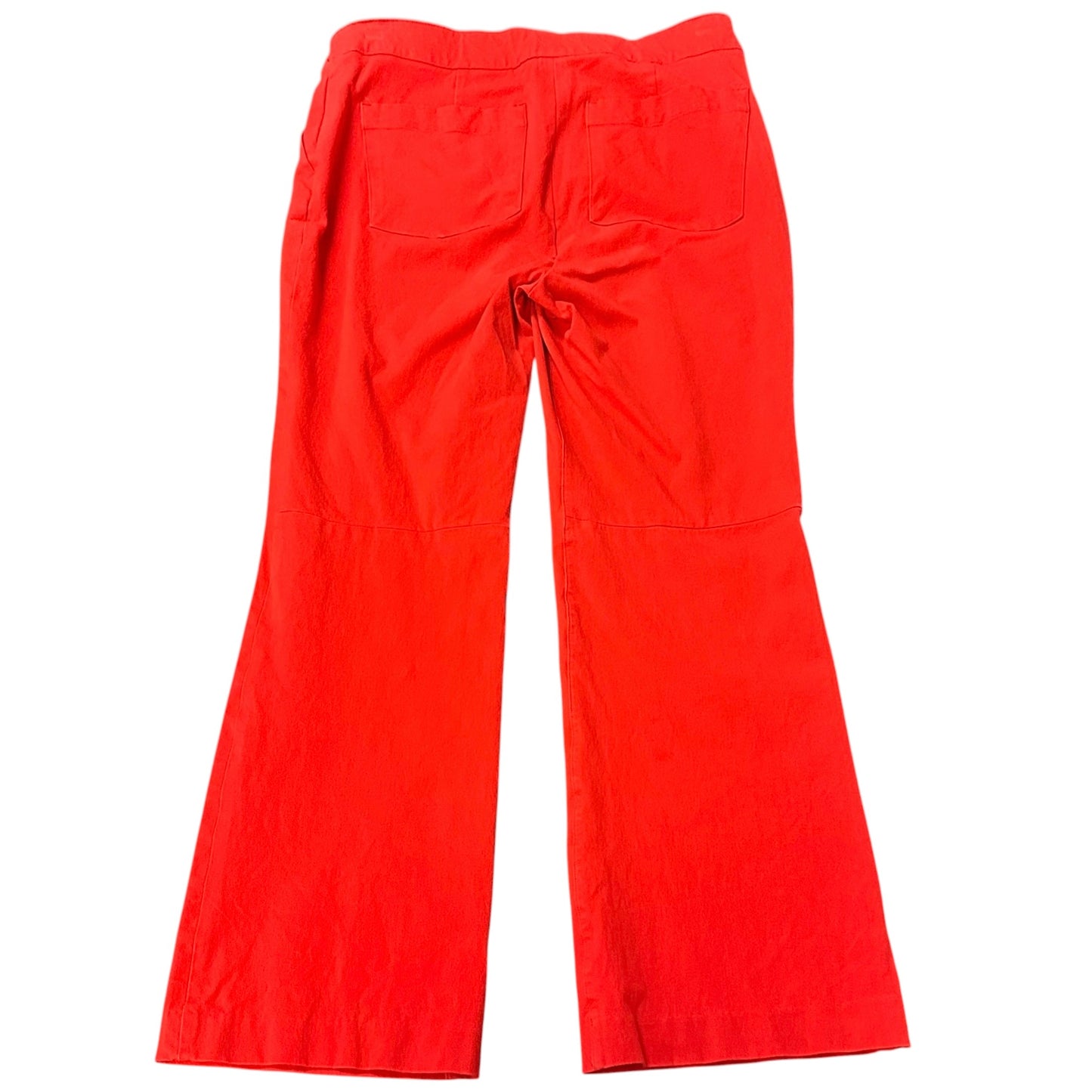 SPANX RED WIDE LEG PULL ON TROUSERS 100 MEDIUM