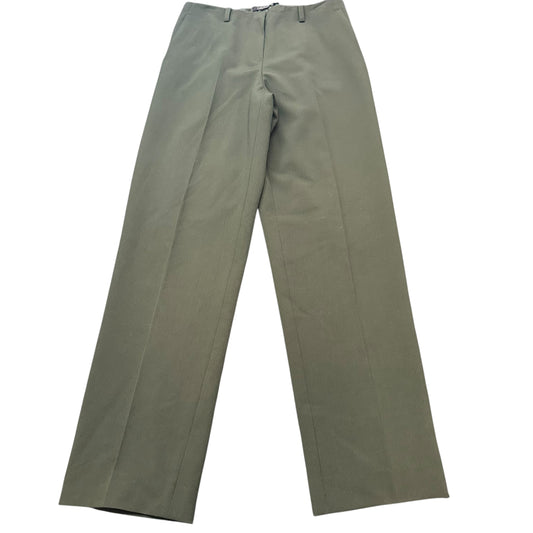 CARLISLE GREEN FLAT FRONT TROUSERS 216 SZ 8