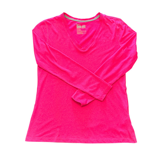 NIKE DRI FIT PINK ATHLETIC LONG SLEEVE 100 MEDIUM