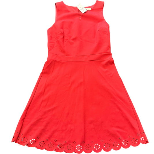 LOFT SALMON FIT FLARE DRESS NWT 190 SZ 4