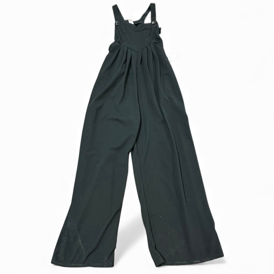 HALARA BLACK WIDE LEG OVERALLS JUMPSUIT 84 XS