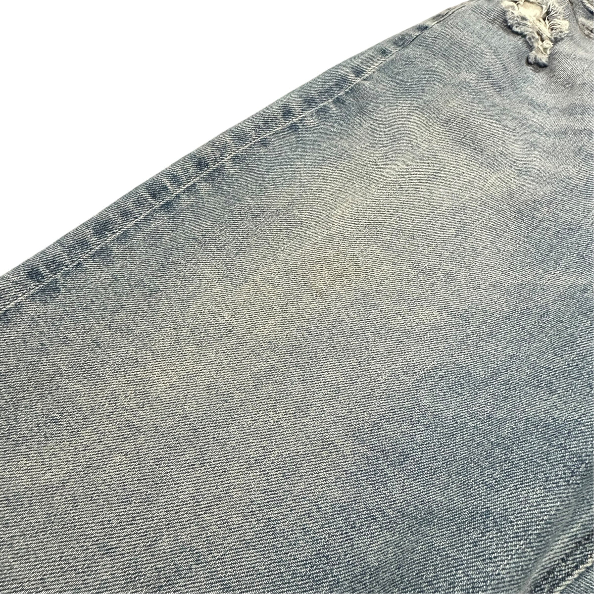 AMERICAN EAGLE DENIM BLUE MOM JEANS 100 SZ 14 REG **