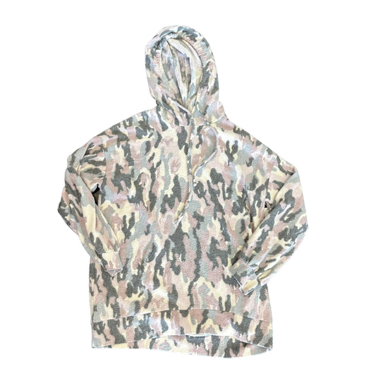 WHITE BIRCH MAUVE CAMO HOODIE - 1X - 125