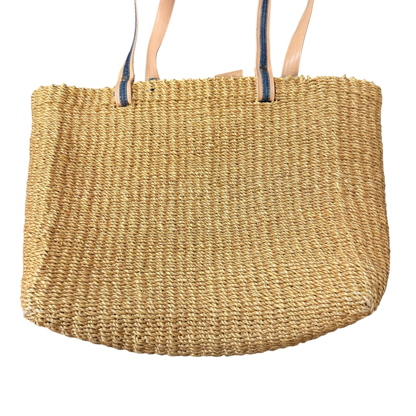 AMANDA SMITH STRAW TOTE BAG AMERICAN FLAG 100 OS