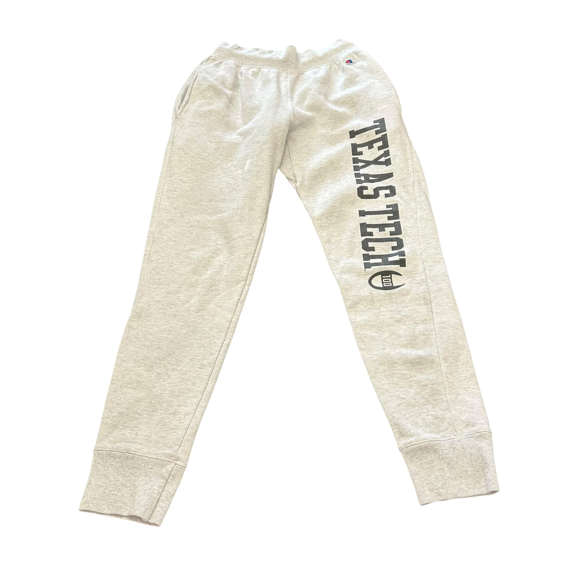 CHAMPION GRAY SWEATPANTS TEXAS TECH 100 SMALL
