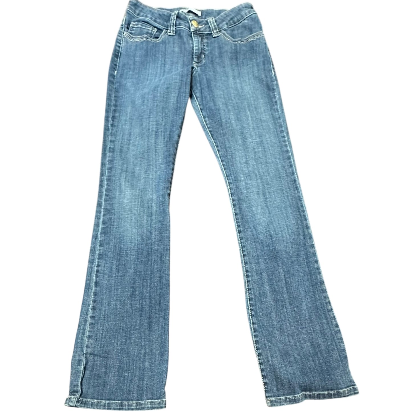 LEE SLENDER ON THE WAIST LOWER RISE BLUE DENIM JEANS 243 Sz 6