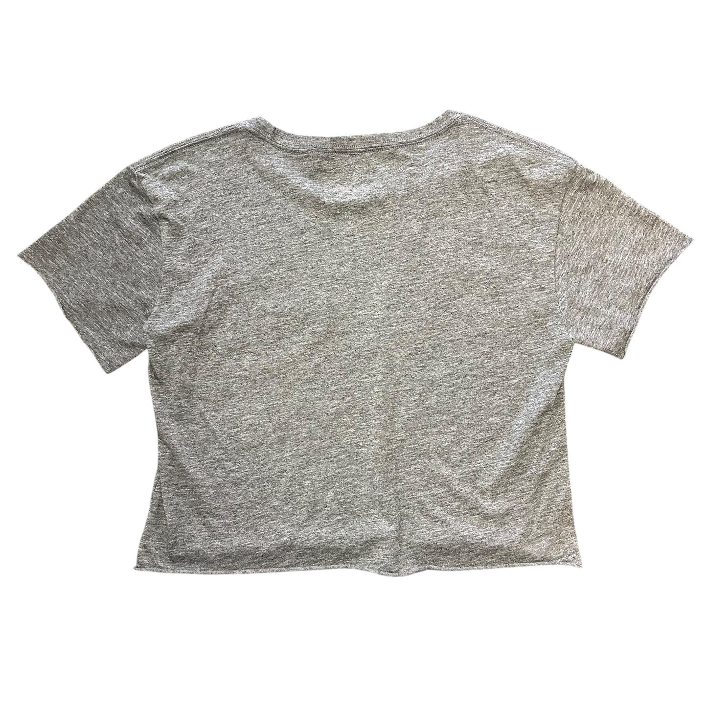 TEXAS CHICA GRAY CROPPED TSHIRT 143 MEDIUM