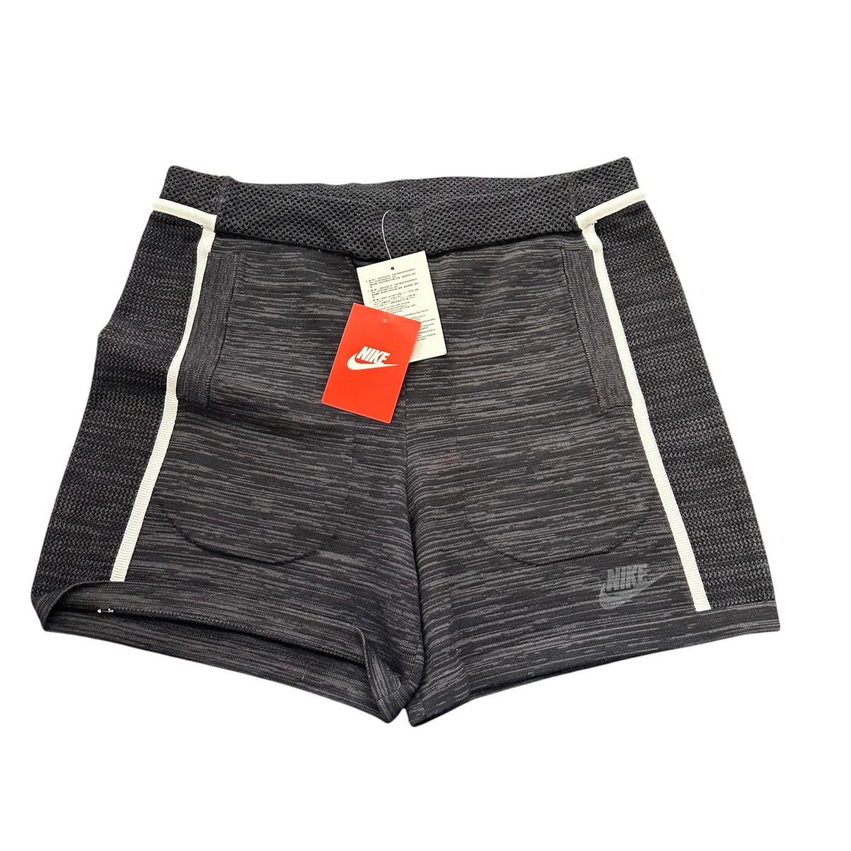 NIKE TECH KNIT SHORTS BLACK ANTHRACITE NWT 100 SMALL