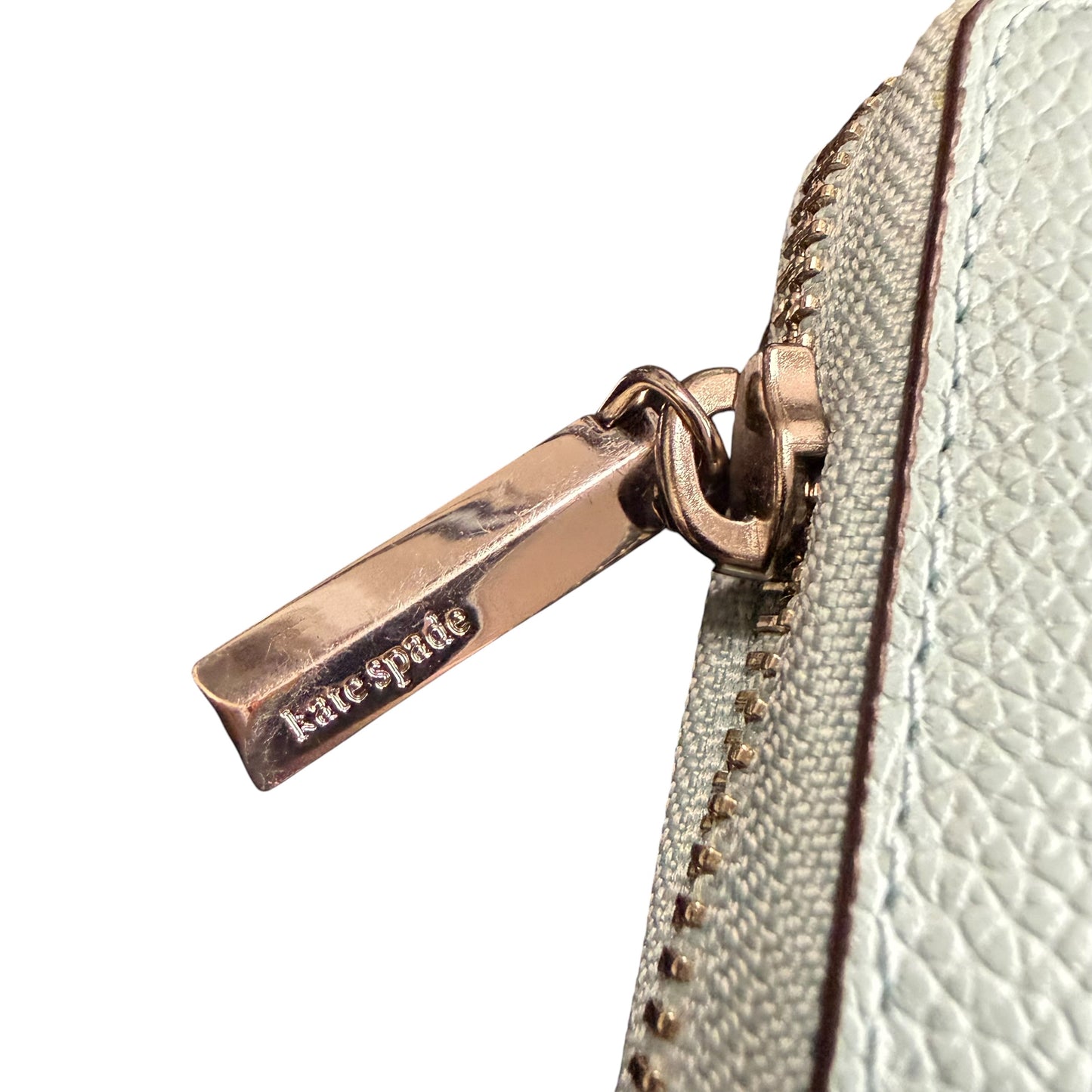 KATE SPADE LIGHT BLUE ZIP AROUND WALLET 100