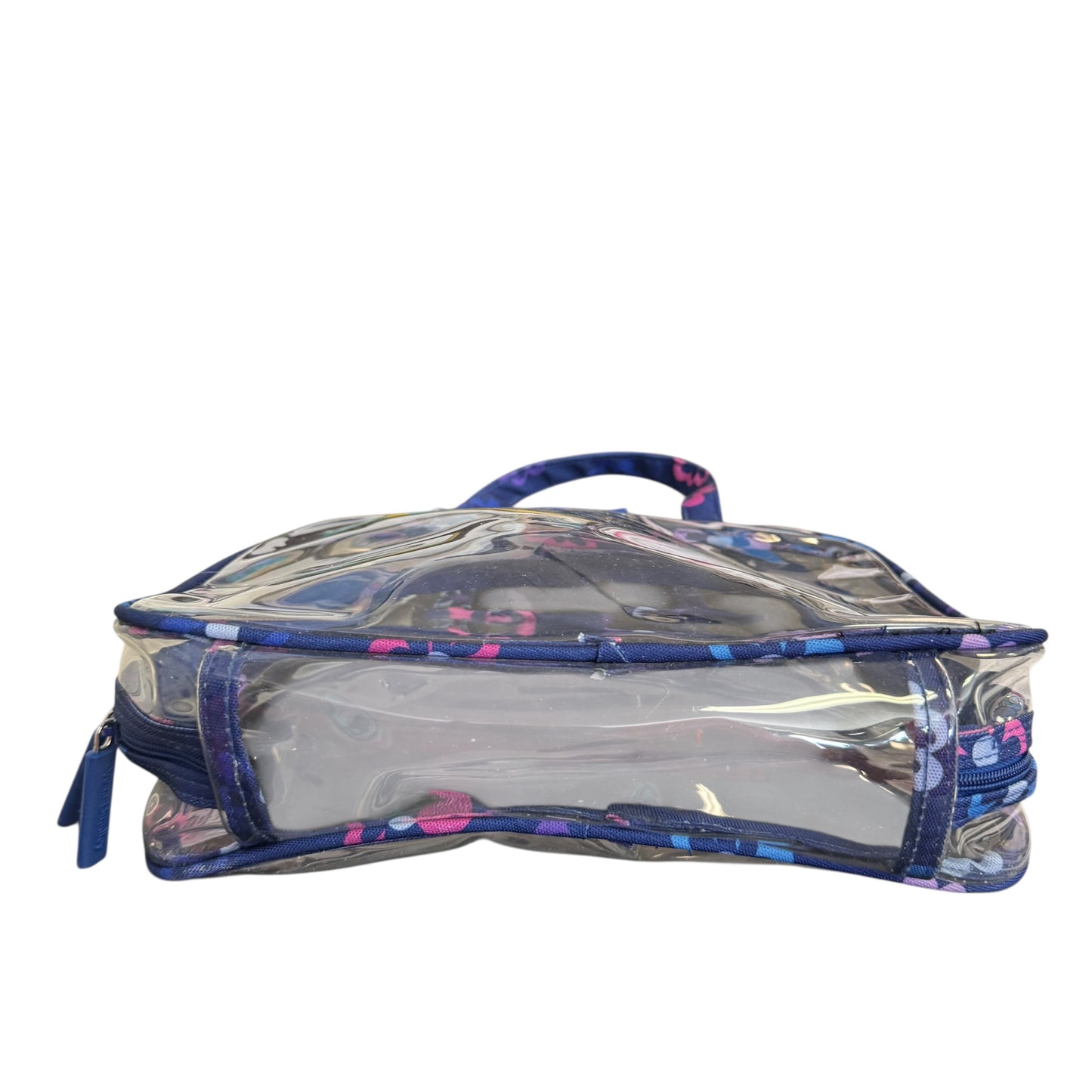 VERA BRADLEY CLEAR COSMETIC CASE TRAVEL BAG 258 OS