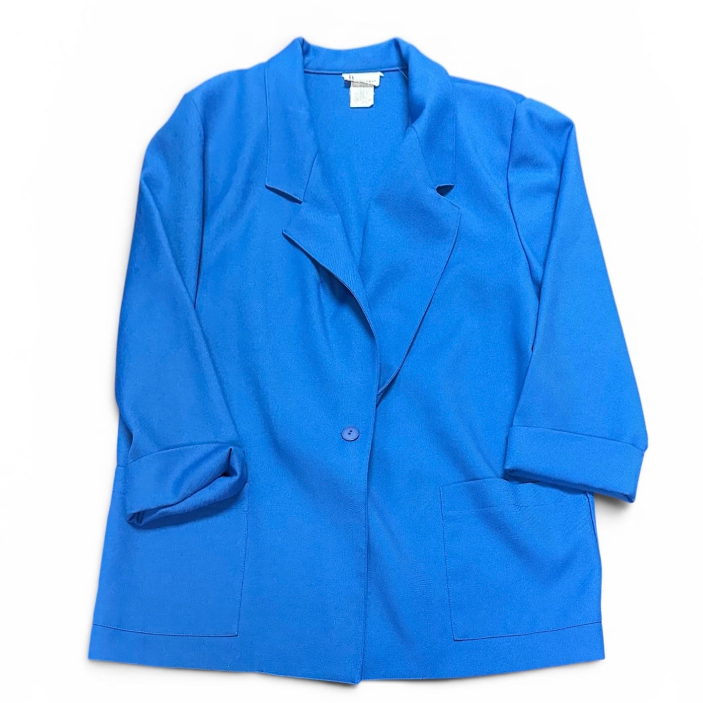 DONNKENNY BLUE VINTAGE BLAZER 100 L/XL