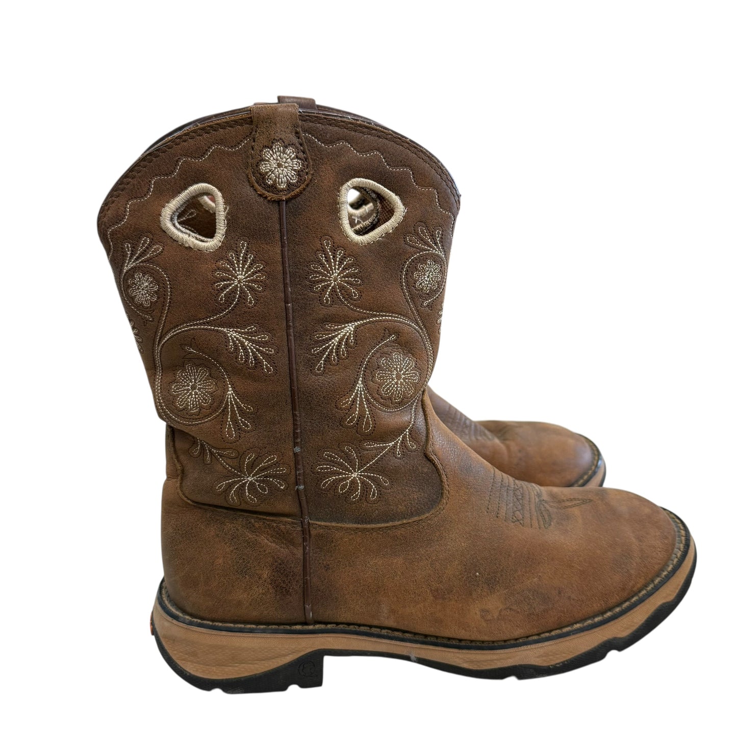 FLIRT DURANGO BROWN BOOTS 15 SZ 8