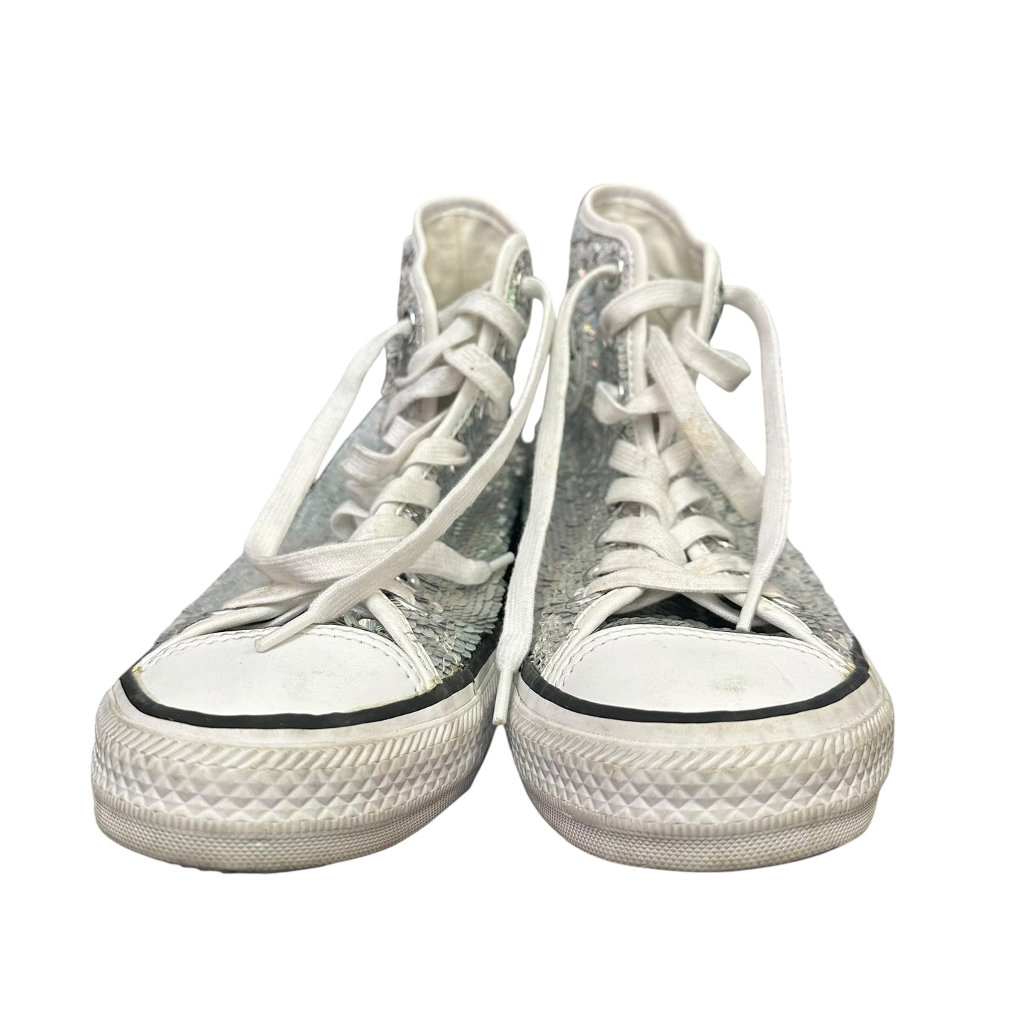 CONVERSE SEQUINS HIGH TOP SNEAKERS 263 SZ 8.5