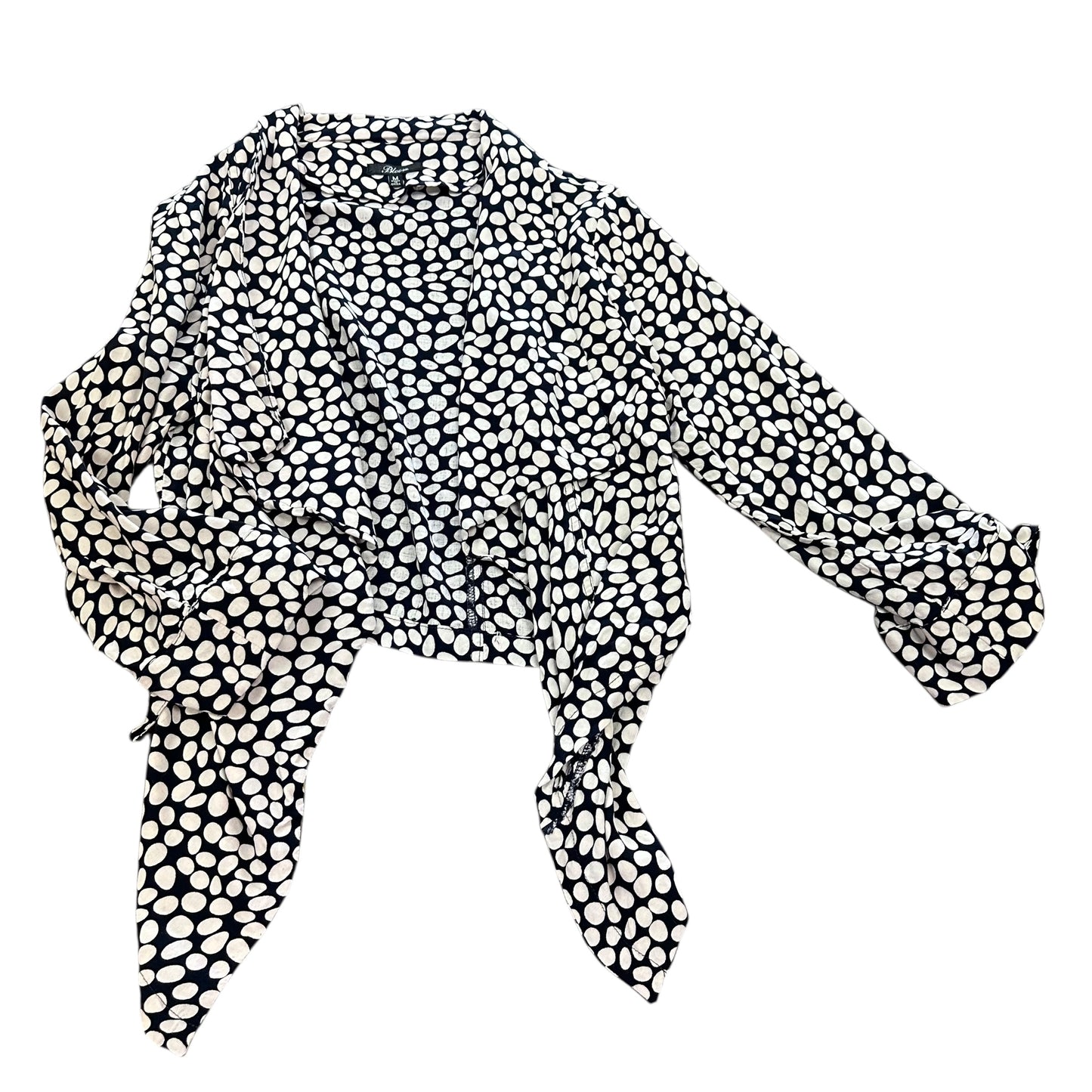 BLOOM 3/4 SLEEVE OPEN FRONT BLAZER MEDIUM