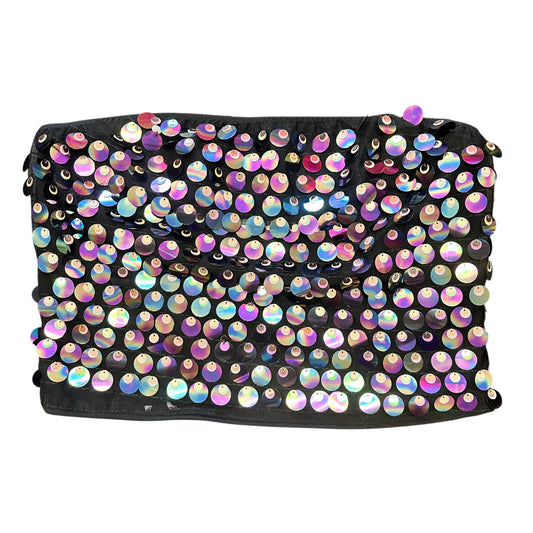 SHEIN IRIDESCENT SEQUINS CROP TOP 251 LARGE