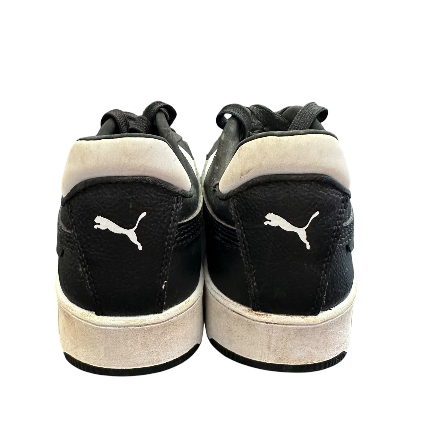 PUMA CARINA STREET PLATFORM SNEAKERS BLACK WHITE 100 SZ 9.5