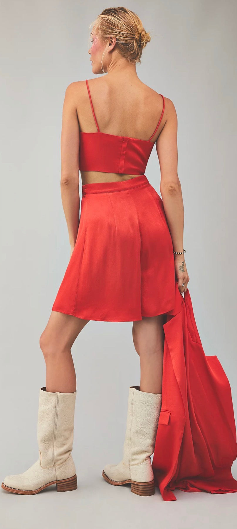 FRAME & PARTNERS x FREE PEOPLE AXEL SHORT SET SZ 4