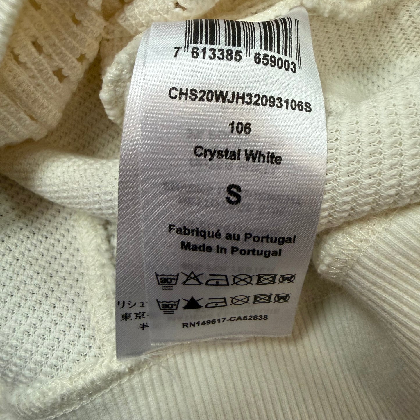 SEE BY CHLOE BEIGE OPEN KNIT CRYSTAL WHITE SWEATER 100 SMALL