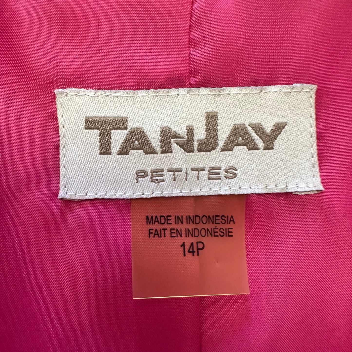 TAN JAY PINK BLAZER 100 14