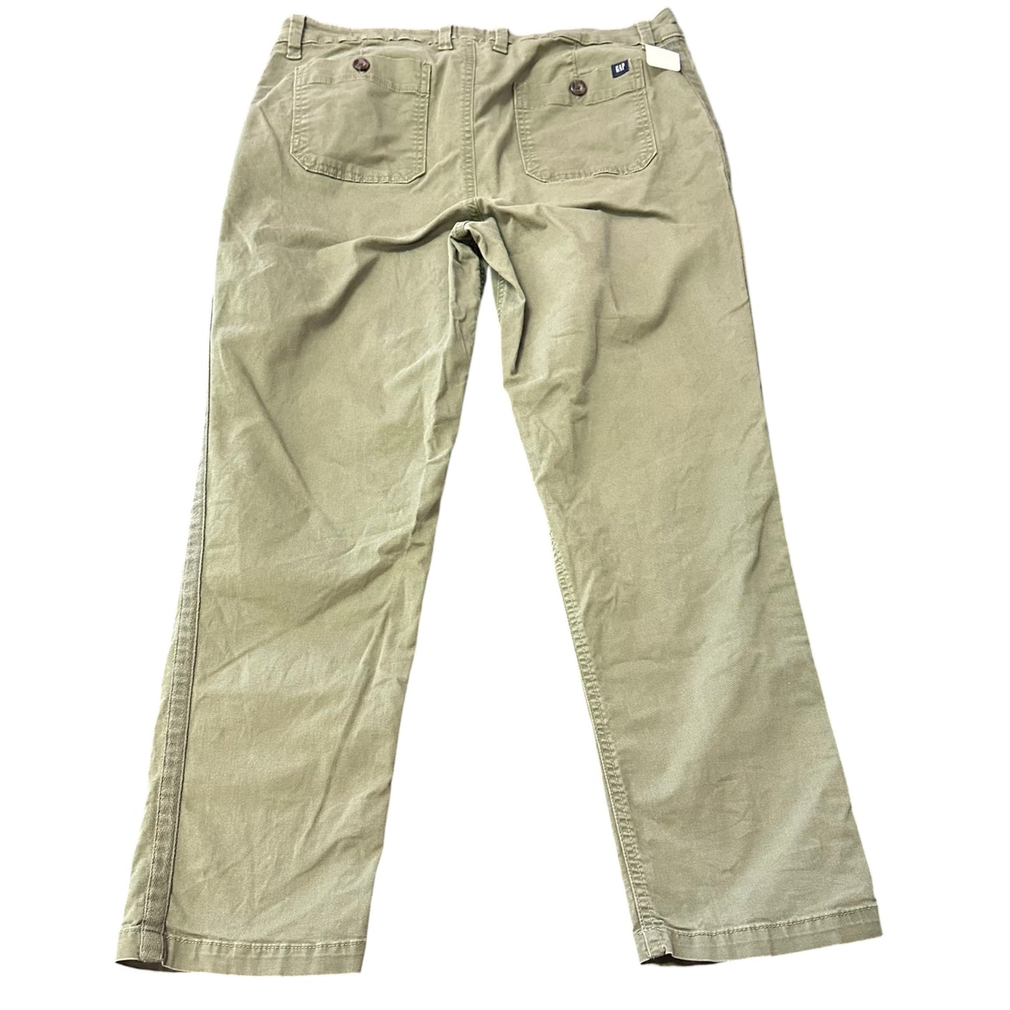 GAP RELAXED GIRLFRIEND GREEN TROUSERS 268 SZ 10