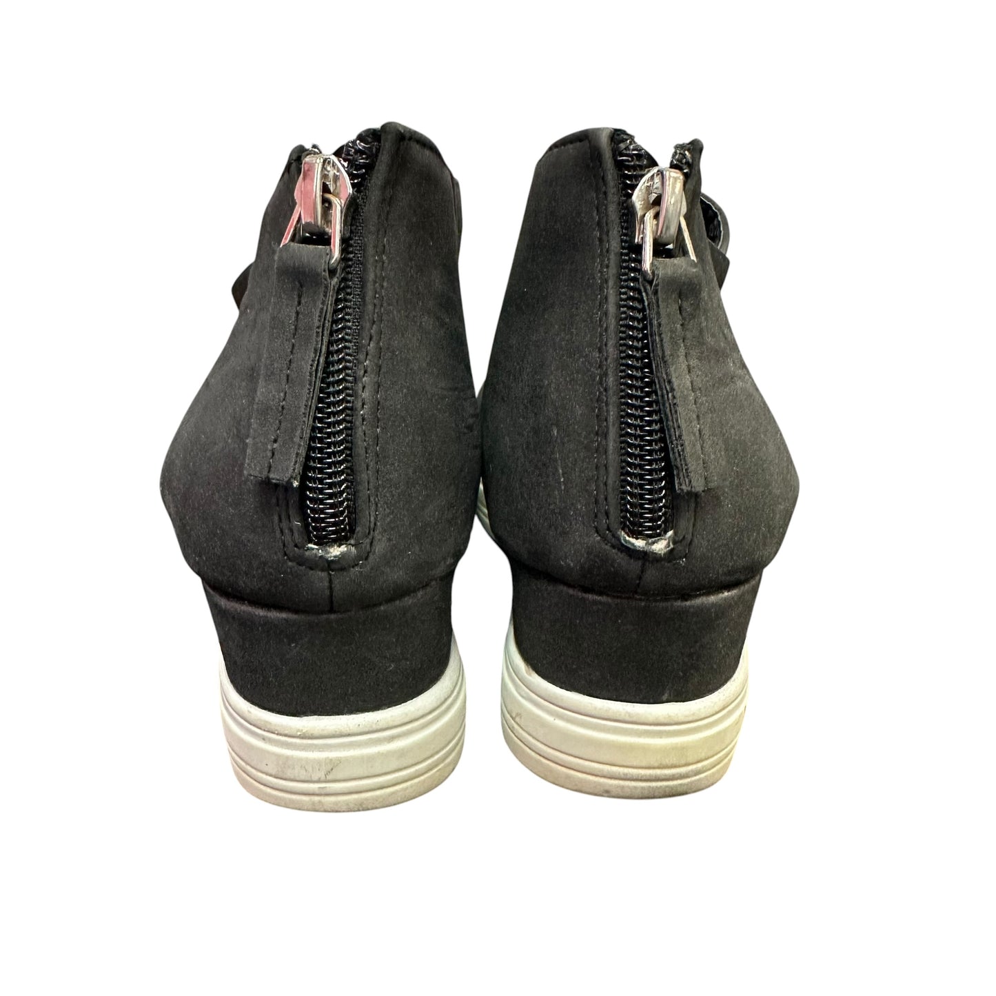 CCOCOCI BLACK WEDGE SNEAKERS SZ 8
