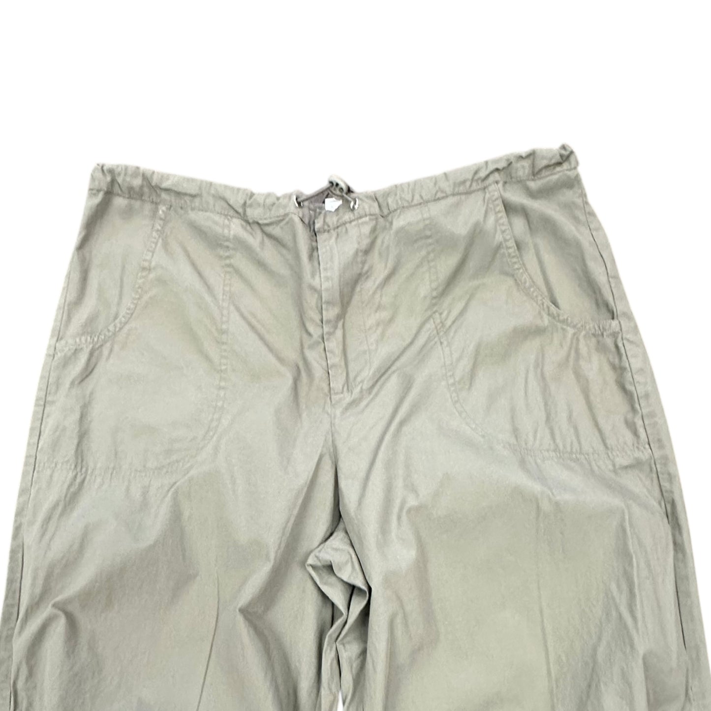 NICOLE + LINA GREEN WIDE LEG PANTS 100 NWOT MEDIUM