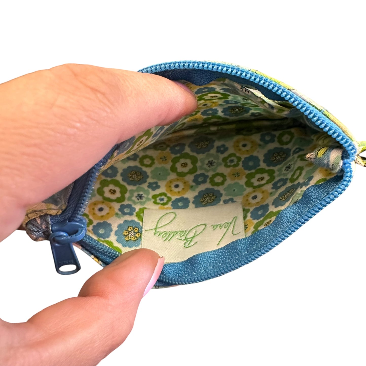 VERA BRADLEY ENGLISH MEADOW POUCH 258 *MISSING KEY RING