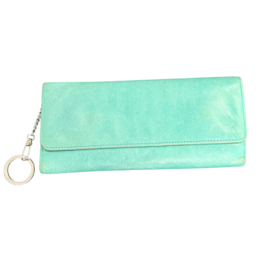HOBO TRIFOLD TURQUOISE WALLET 258 OS
