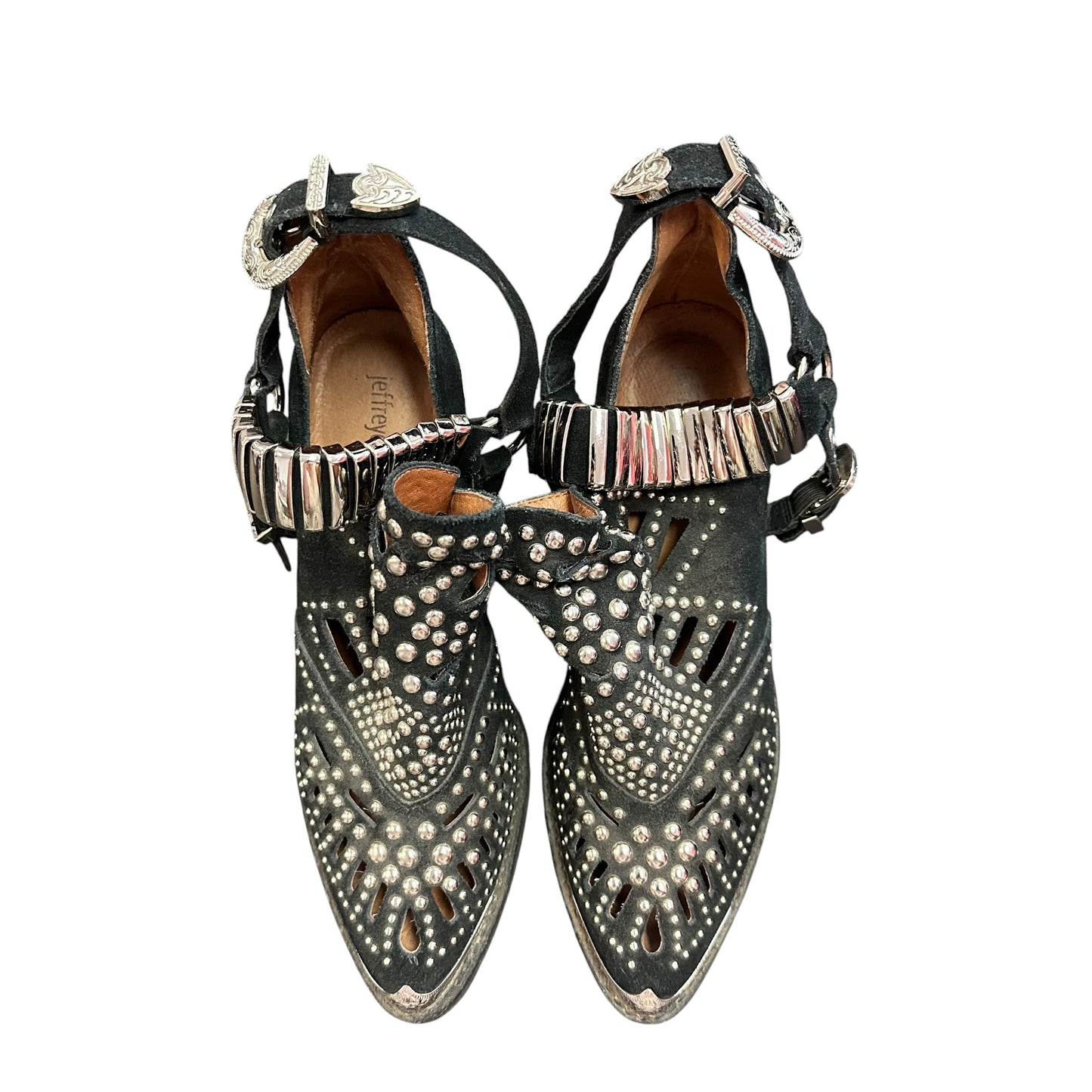 JEFFREY CAMPBELL CALHOUN 4 WESTERN STUDDED BOOTS 122 SZ 6