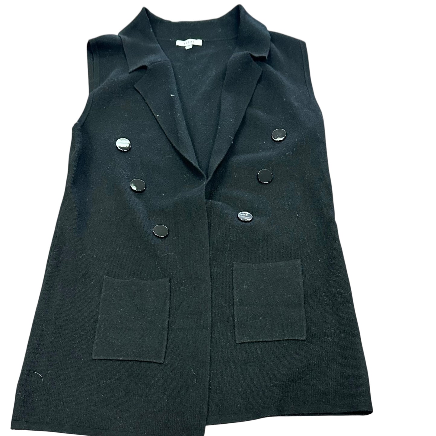 SIONI BLACK TUXEDO VEST MEDIUM