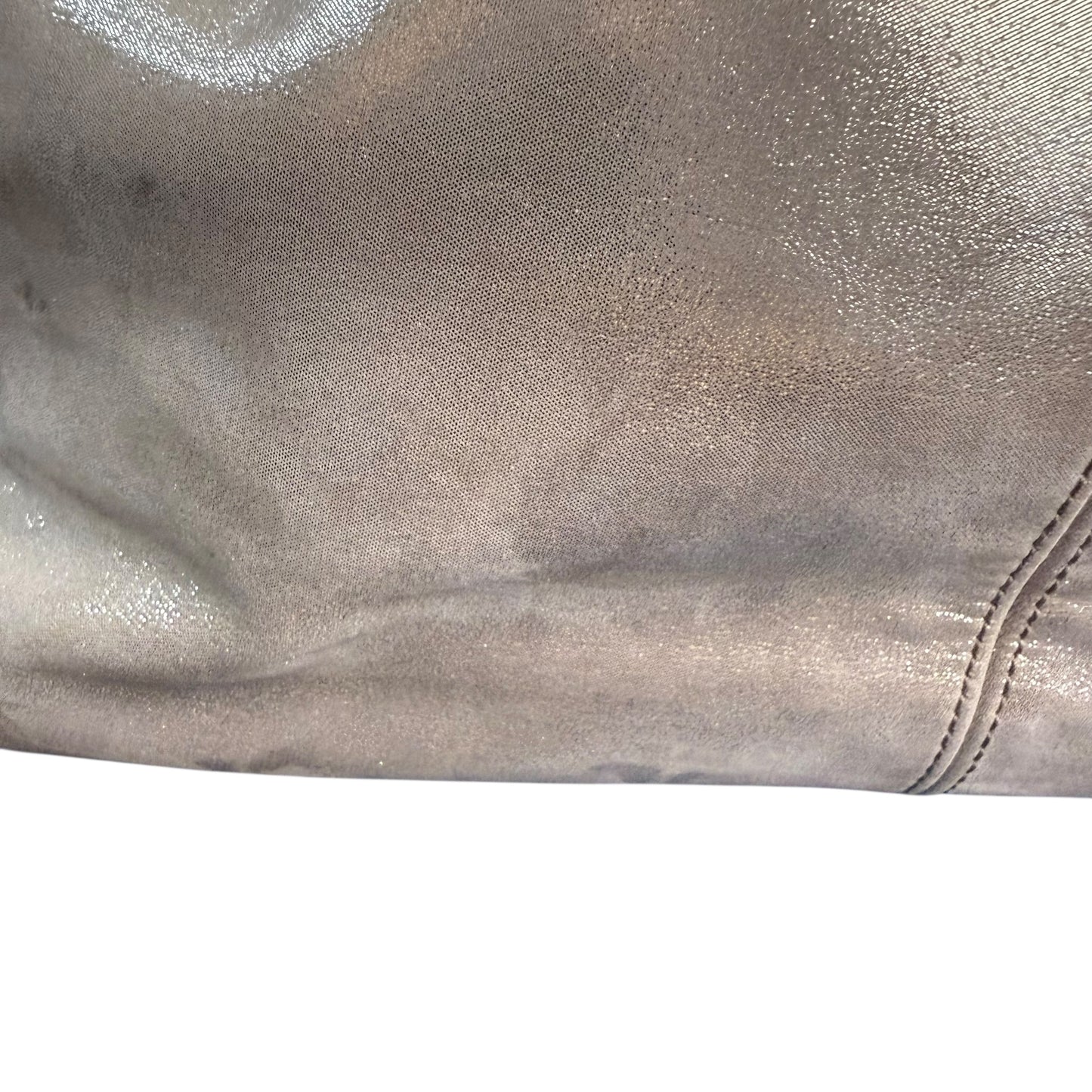 COACH HAMPTON LAGUNA TOTE BAG METALLIC SHIMMER GOLD 242