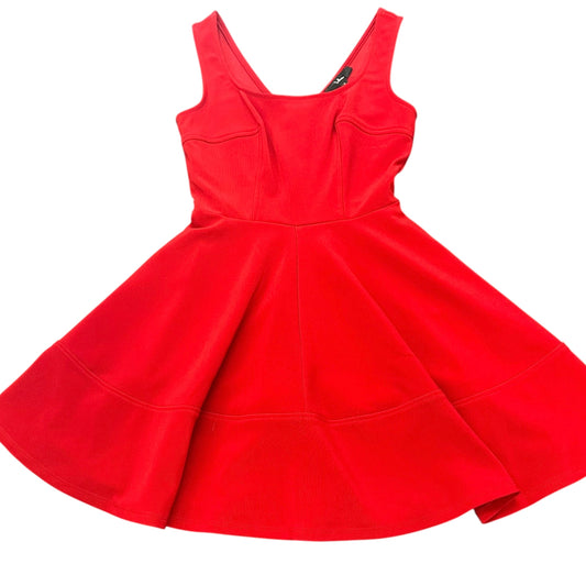 LULUS RED FIT & FLARE MINI DRESS NWT SMALL