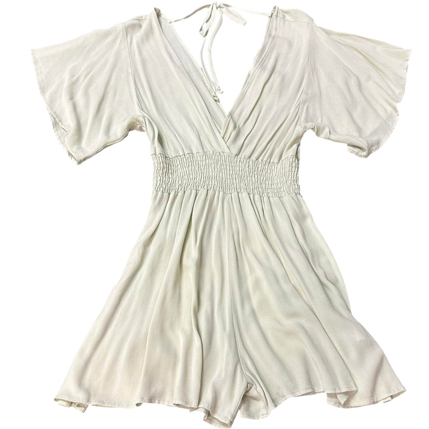 FINAL TOUCH PALE LIME GREEN ROMPER NWT 158 SMALL