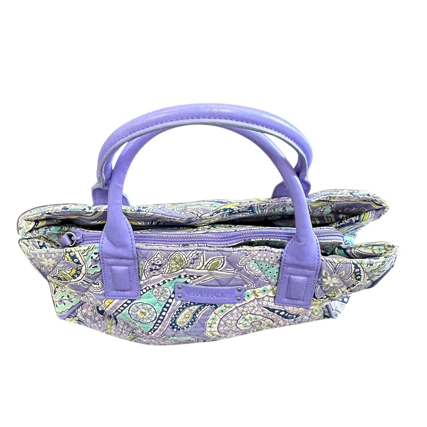 VERA BRADLEY LAVENDER PAISLEY HANDBAG 258 OS