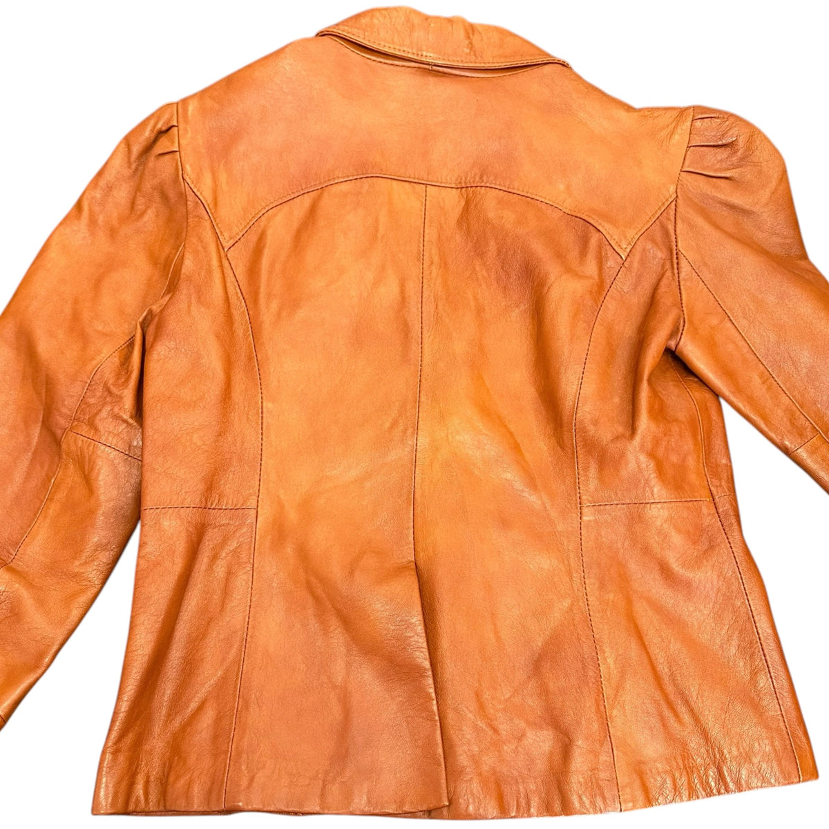 PIONEER WEAR BROWN LEATHER VINTAGE BLAZER 289 M/L