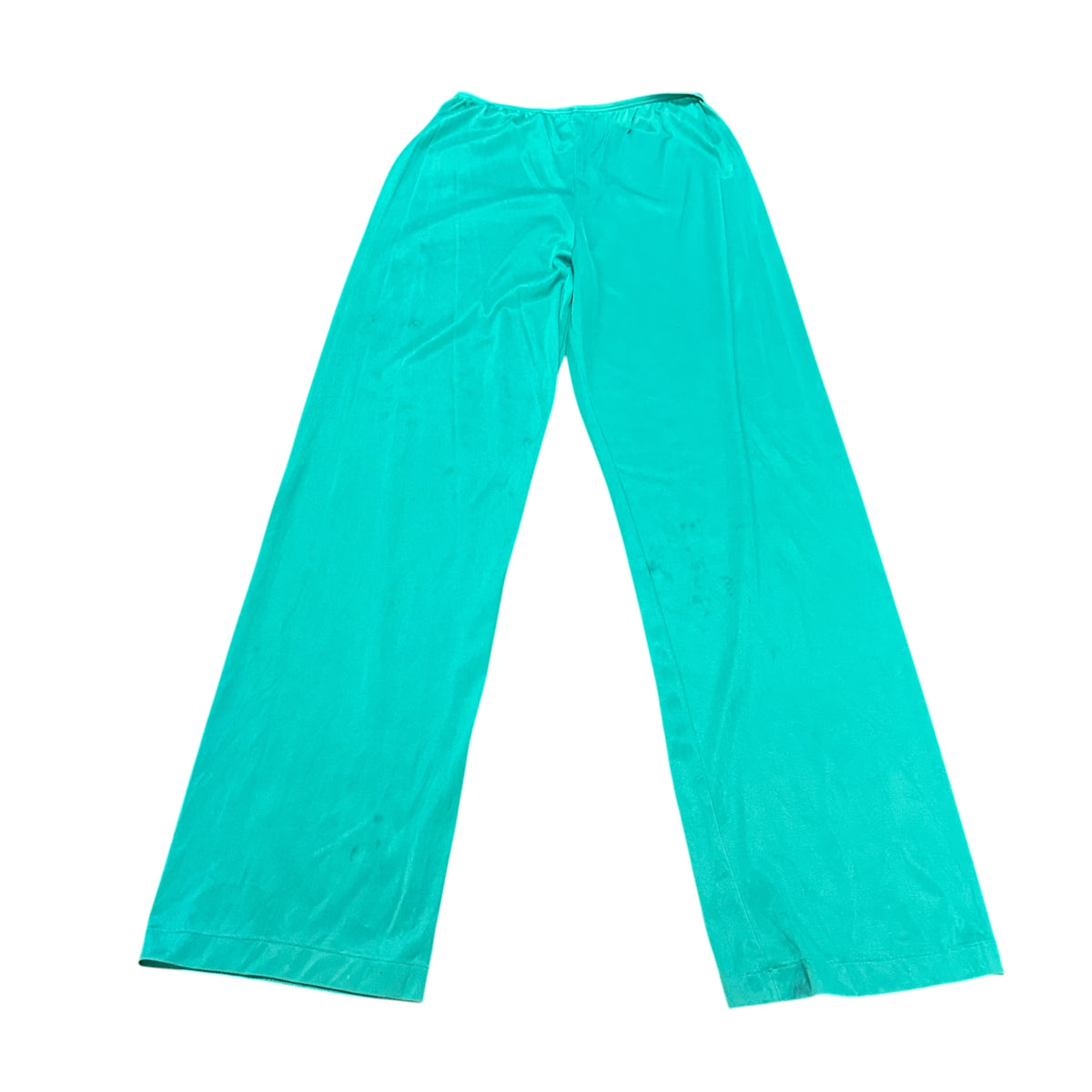 VANITY FAIR EMERALD GREEN PAJAMA SET VINTAGE 100 SMALL