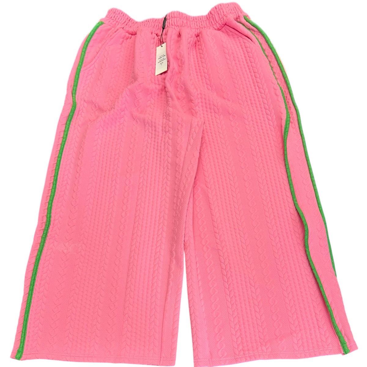 WHY DRESS PINK & GREEN SET NWT 298 LARGE