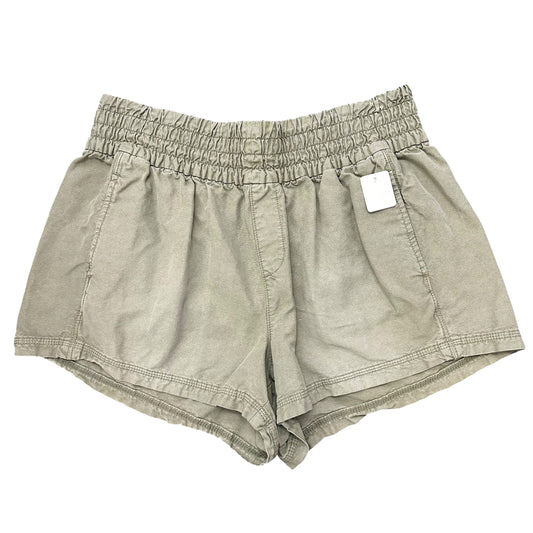 AERIE GREEN SHORTS SMOCKED ELASTIC WAIST 82 LARGE