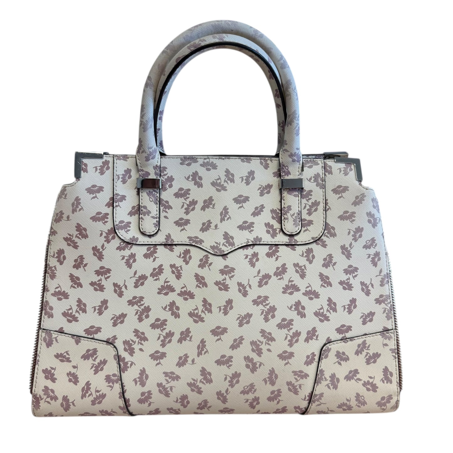 REBECCA MINKOFF AMOROUS SATCHEL SAFFIANO LEATHER 100