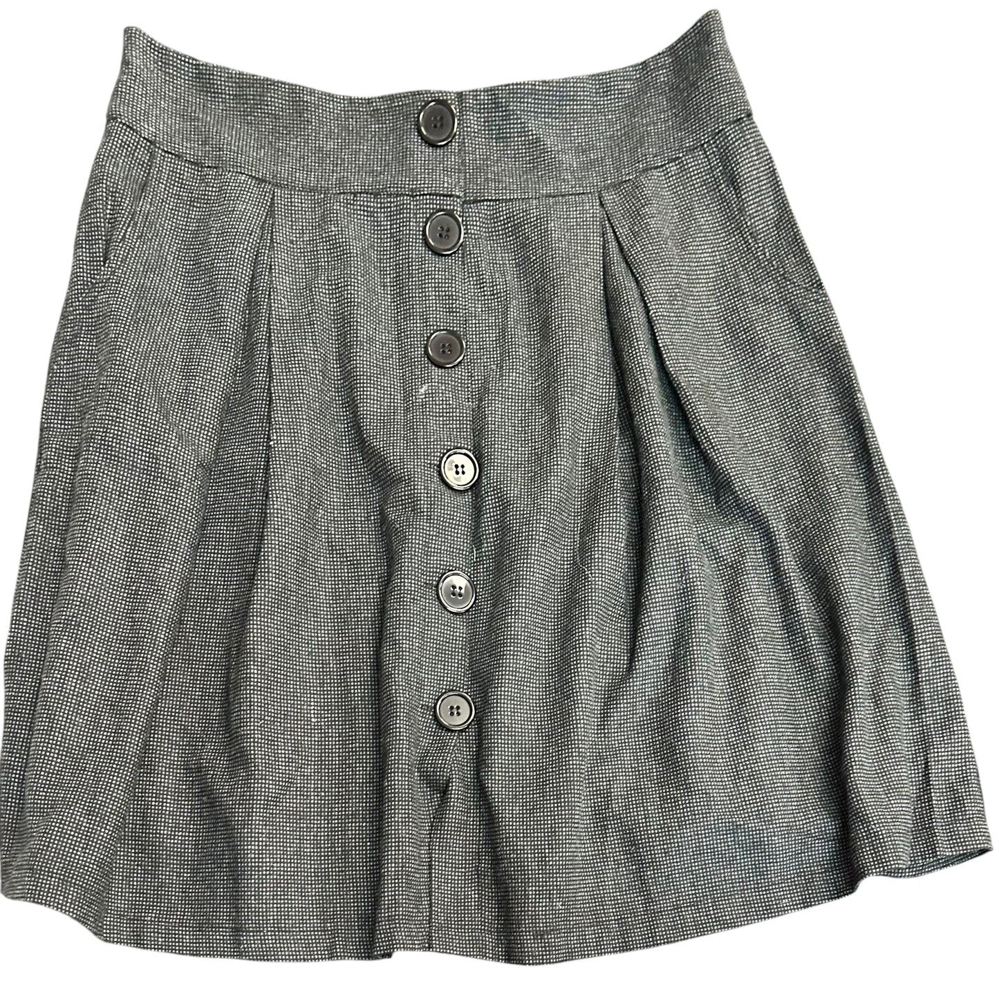 EUCALYPTUS GRAY BLACK PLEATED SKIRT NWT 244 XXL