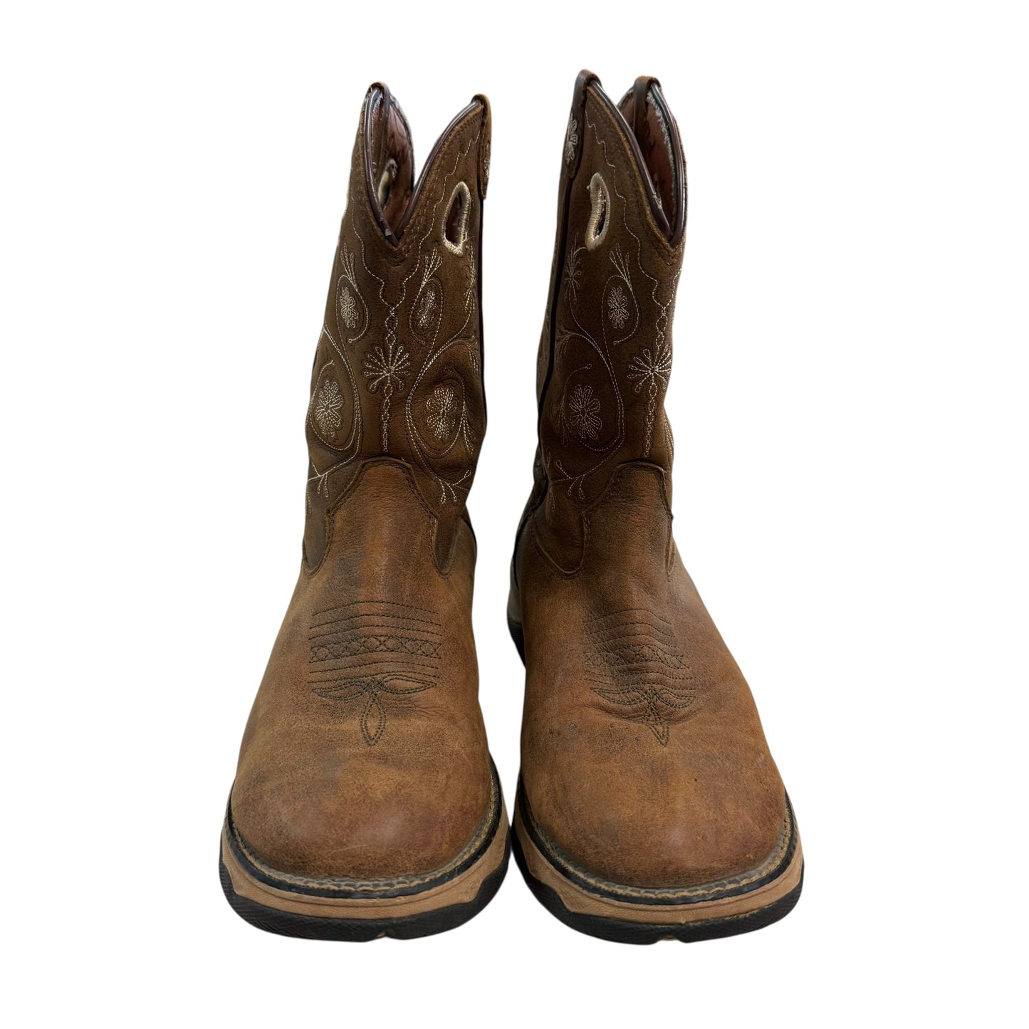 FLIRT DURANGO BROWN BOOTS 15 SZ 8