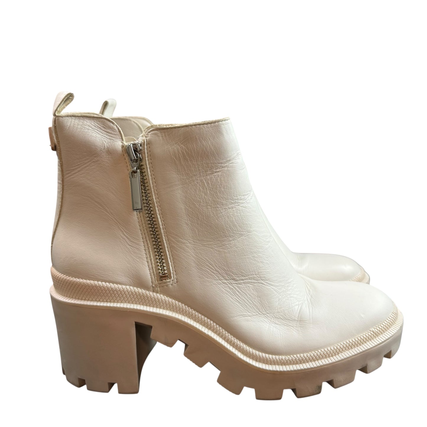GIANNI BINI SOLUTION STYLE CHUNKY LUG SOLE BOOTIES 220 SZ 8.5