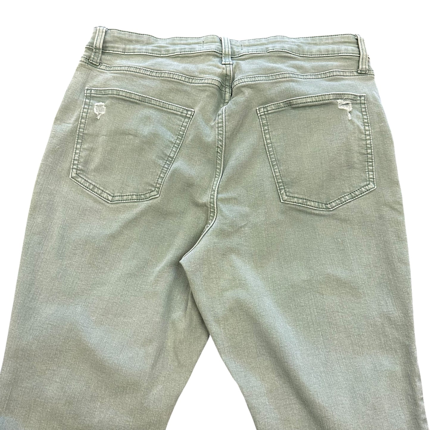 LC LAUREN CONRAD SKINNY ANKLE GREEN JEANS 8 SZ 14