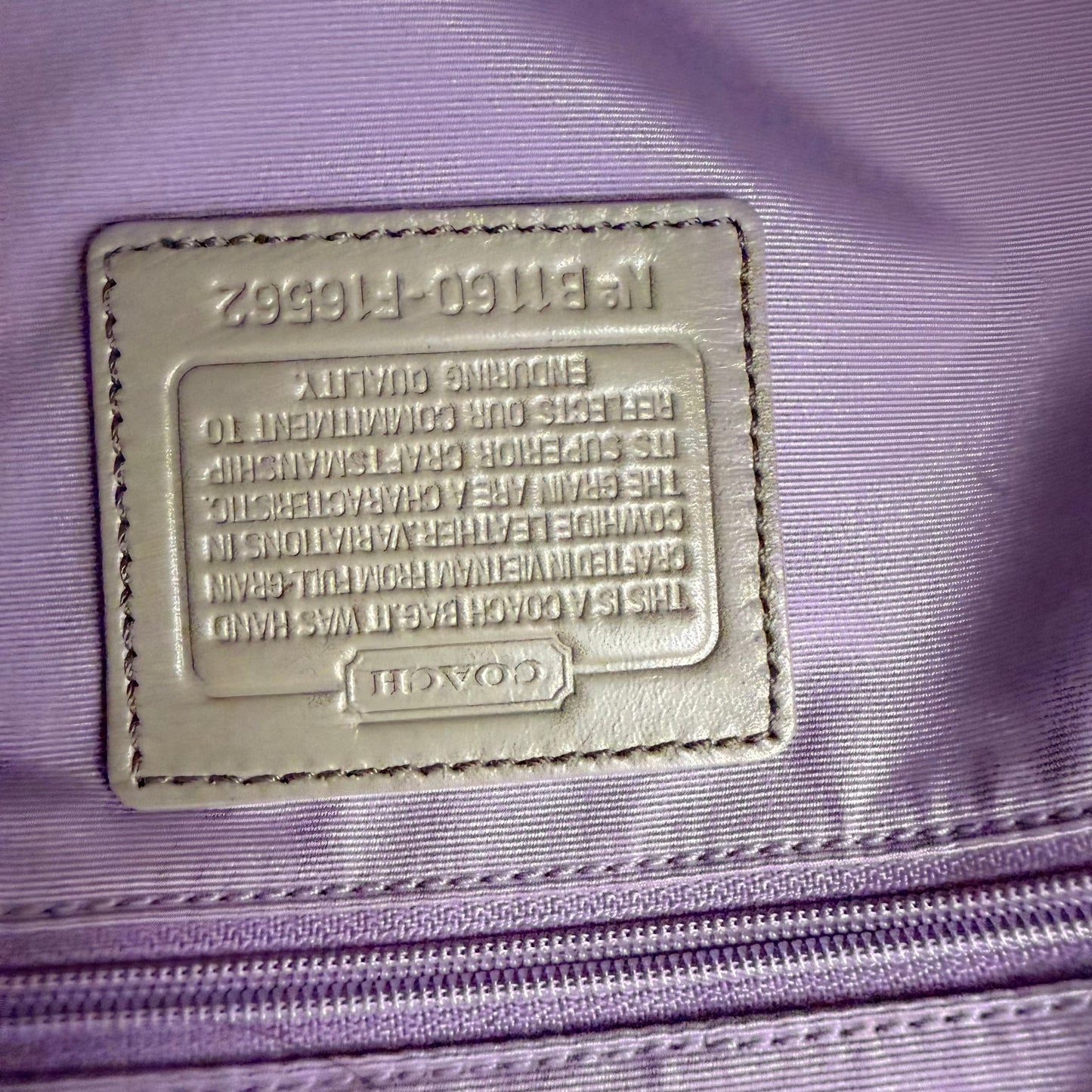 COACH HAMPTON LAGUNA TOTE BAG METALLIC SHIMMER GOLD 242
